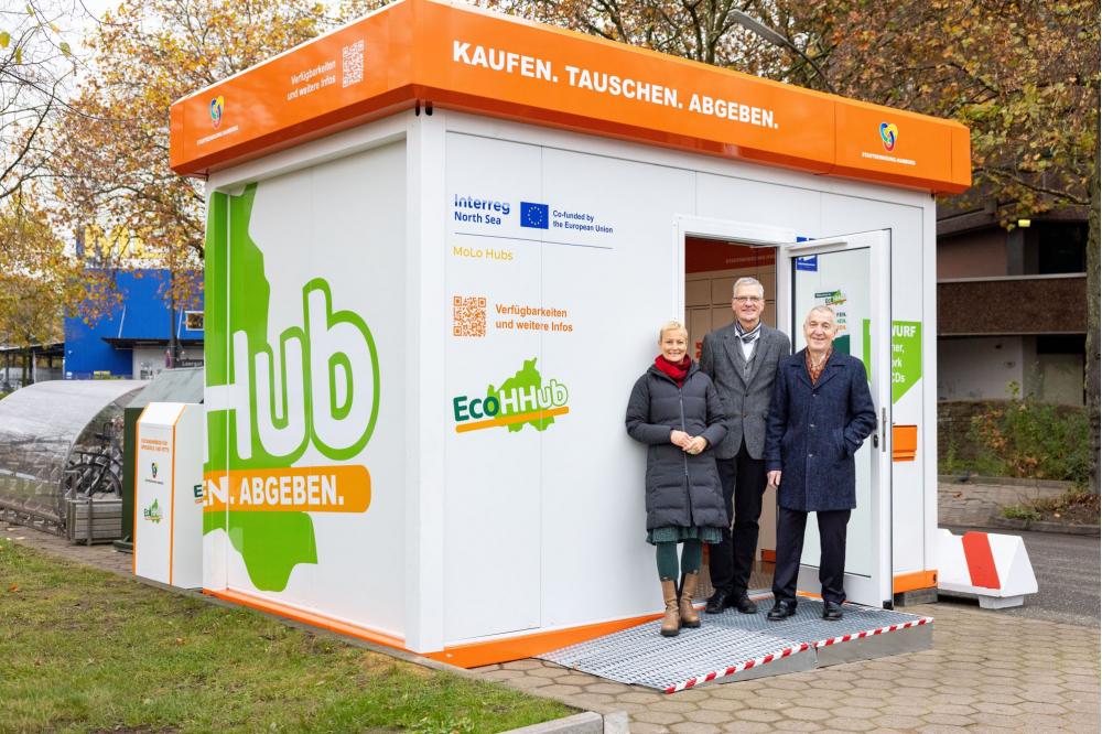 Kaufen, tauschen, abgeben beim „EcoHHub“ in Altona